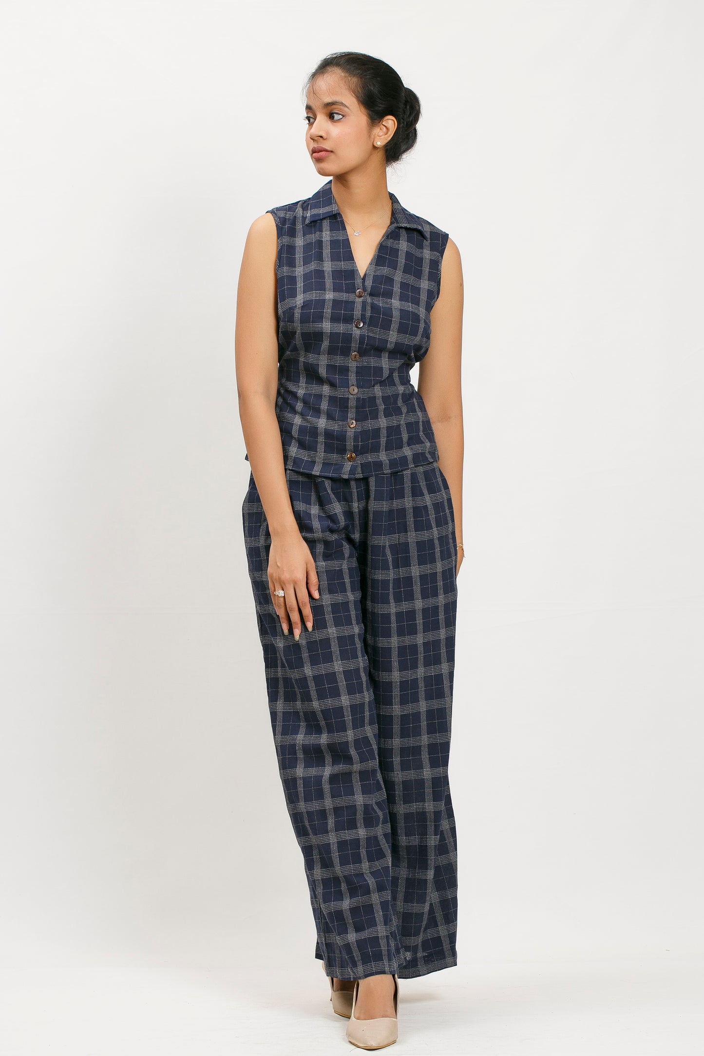 AMARO SLEEVELESS LINEN TOP