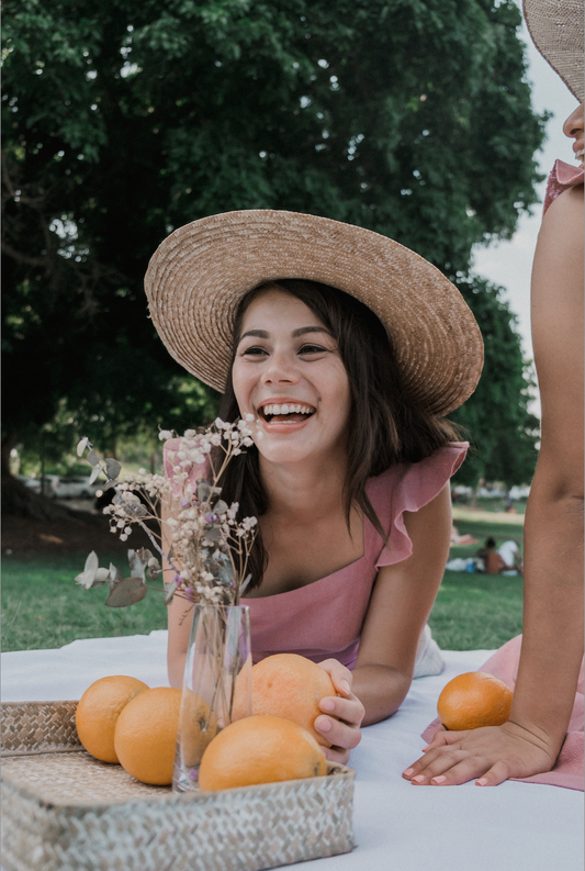 SUNSEEKER LINEN FRILL TOP WITH TIE - BACKLESS
